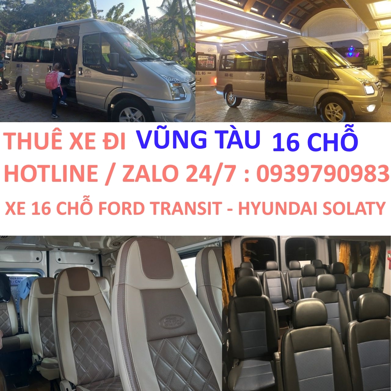 Thuê xe 18 chỗ đi Vũng Tàu